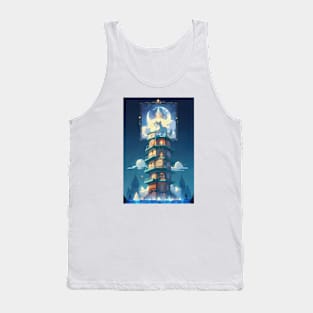 Lunar Sentinel The Tower Watcher Tank Top